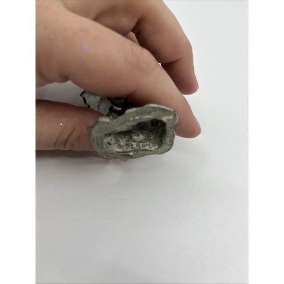 Pewter Dolphins Figurines Miniatures Sea Life Ocean Animals‎ 2.5" Tall Signed - Picture 6 of 12